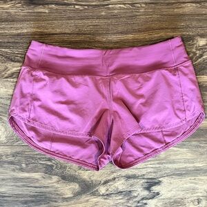 Lululemon Athletica Magenta Athletic Shorts